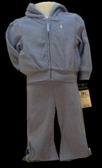 Ralph Lauren Terry Cloth 2pc BEACH Outfit Sz 12mo - NEW
